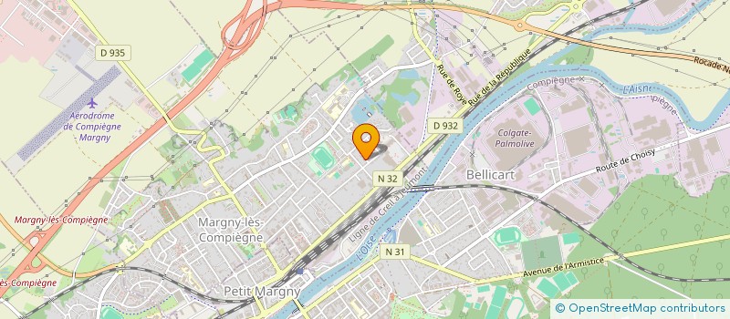 localisation de l'entreprise SARL GOMES  MARGNY-LES-COMPIEGNE