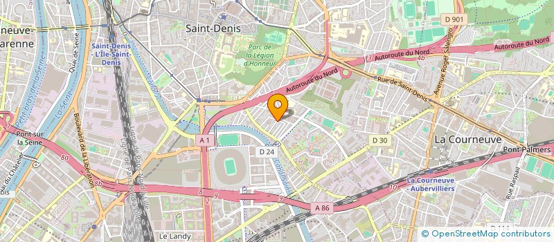 localisation de l'entreprise SARL GOMES NETTOYAGE à SAINT-DENIS