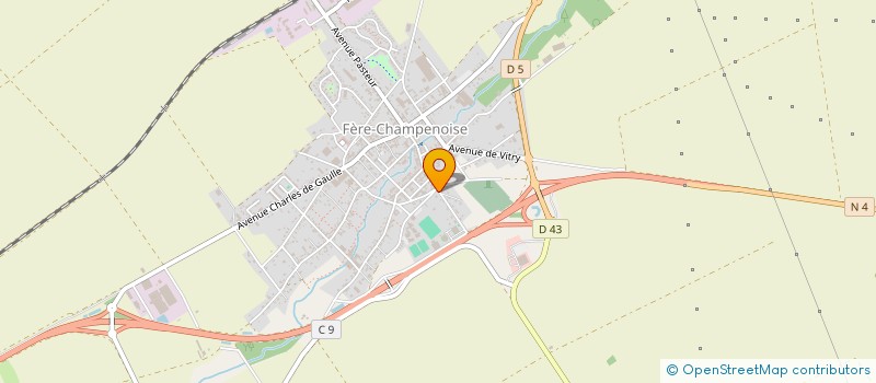 localisation de l'entreprise SARL GONCALVES à FERE-CHAMPENOISE