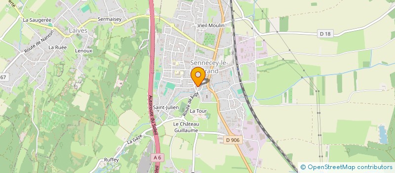 localisation de l'entreprise SARL GONCALVES  SENNECEY-LE-GRAND