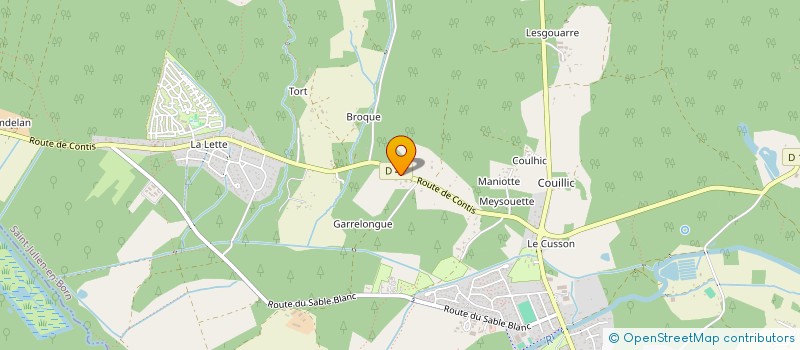 localisation de l'entreprise SARL GONI BAPTISTE  SAINT-JULIEN-EN-BORN