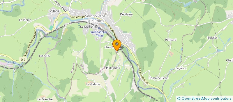 localisation de l'entreprise SARL GONIN BERTRAND à SAINT-VICTOR-SUR-RHINS