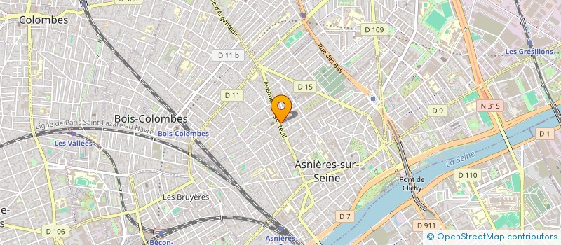localisation de l'entreprise SARL GONNET à ASNIERES-SUR-SEINE