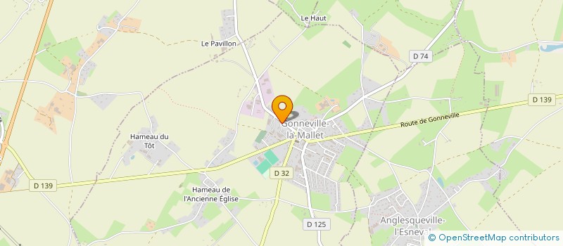 localisation de l'entreprise SARL GONNEVILLE MACONNERIE  GONNEVILLE-LA-MALLET