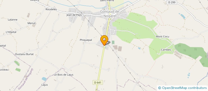localisation de l'entreprise SARL GONTAUD PREFA à GONTAUD-DE-NOGARET
