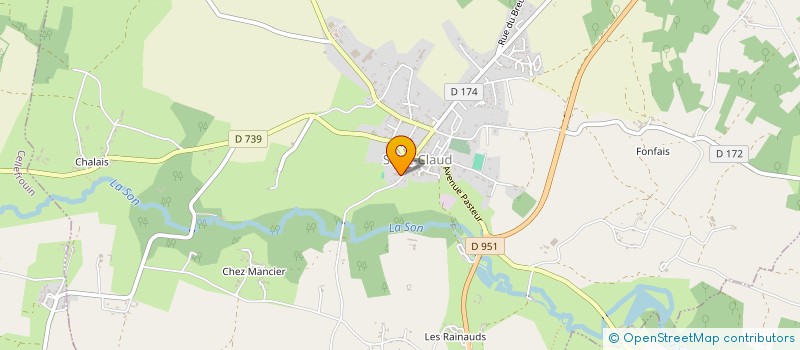 localisation de l'entreprise SARL GORCE ET BARDET FILS à SAINT-CLAUD