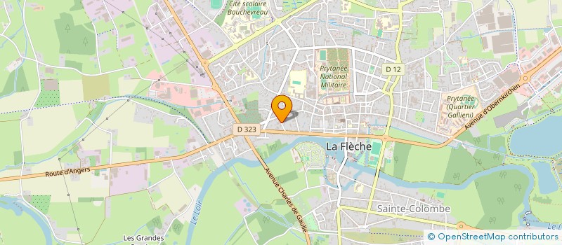 localisation de l'entreprise SARL GORET à LA FLECHE