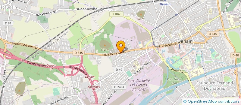 localisation de l'entreprise SARL GOSSELIN DURIEZ à DENAIN