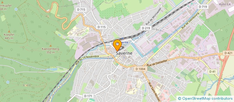 localisation de l'entreprise SARL GOST à SAVERNE