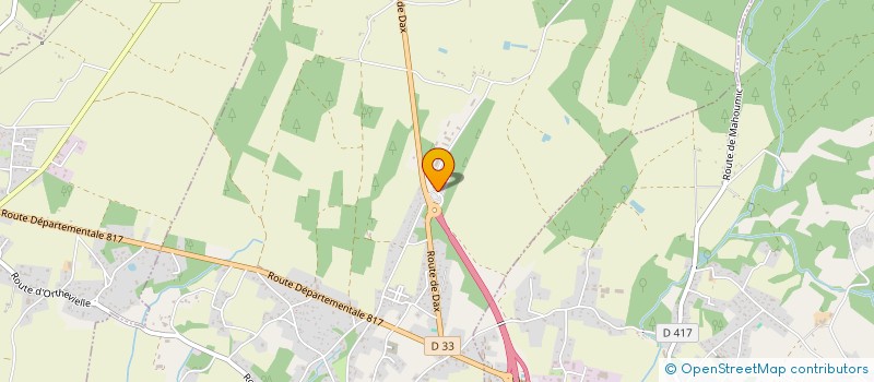 localisation de l'entreprise SARL GOUDARD  ORTHEVIELLE