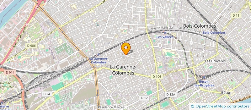 localisation de l'entreprise SARL GOUDENHOOFT à LA GARENNE-COLOMBES