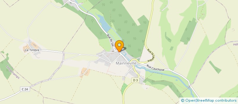 localisation de l'entreprise SARL GOUELLE  BEZU-LA-FORET