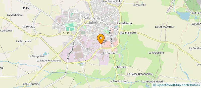 localisation de l'entreprise SARL GOUGEON à VILLAINES-LA-JUHEL