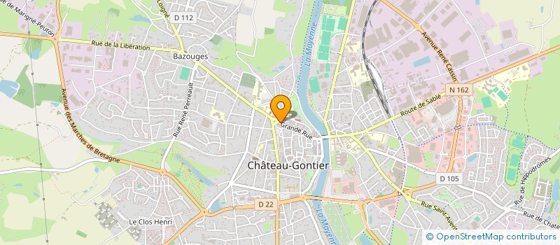 localisation de l'entreprise SARL GOUGEON LMD  CHATEAU-GONTIER-SUR-MAYENNE