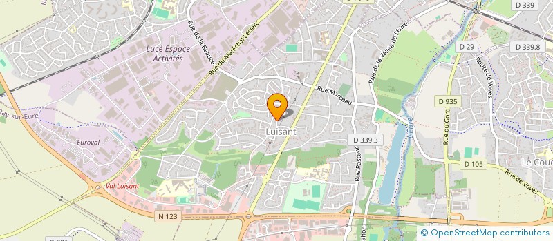 localisation de l'entreprise SARL GOUIN à LUISANT