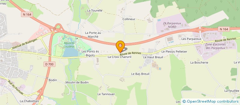 localisation de l'entreprise SARL GOUJON CONSEIL à LOUDEAC