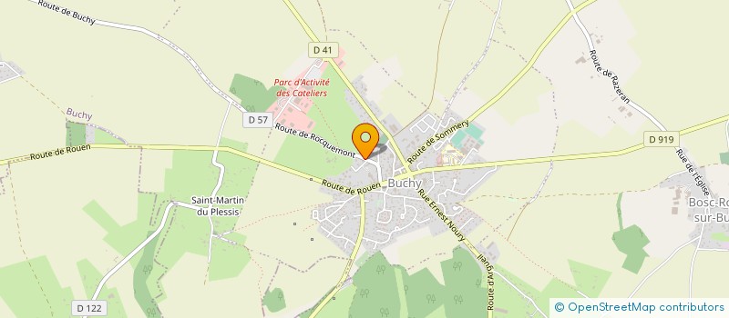 localisation de l'entreprise SARL GOULLIER à BUCHY