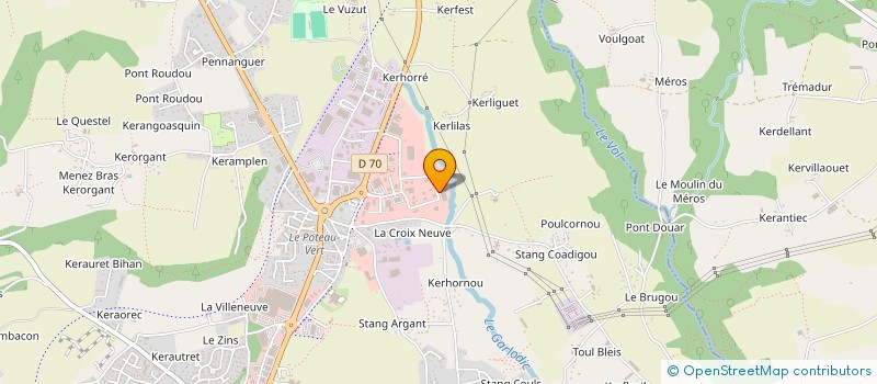 localisation de l'entreprise SARL GOURIOU à CONCARNEAU