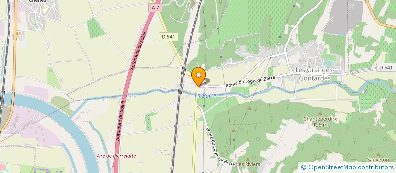 localisation de l'entreprise SARL GOURJON ET FILS  LES GRANGES-GONTARDES