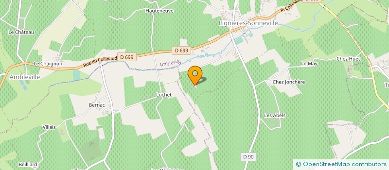 localisation de l'entreprise SARL GOURRY D'HERMELLE à LIGNIERES-AMBLEVILLE