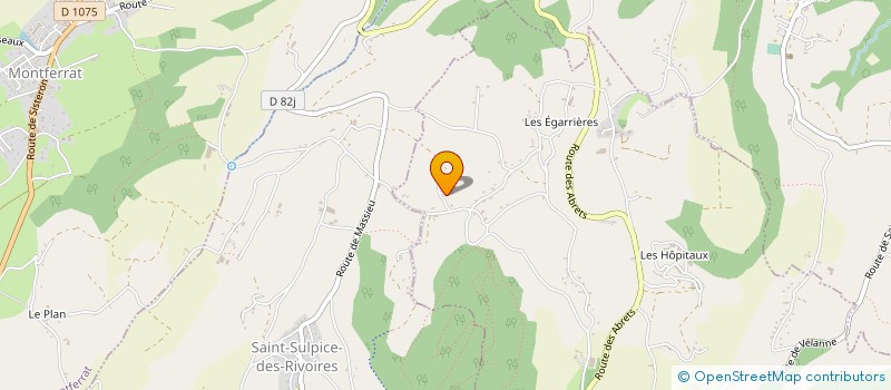 localisation de l'entreprise SARL GOUTS ET TRADITIONS  SAINT-SULPICE-DES-RIVOIRES