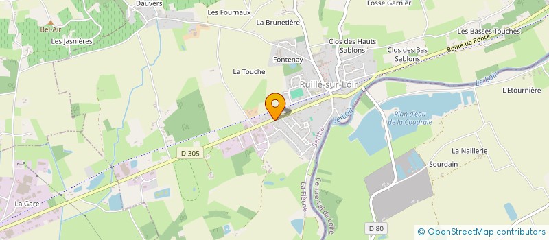 localisation de l'entreprise SARL GOUZENES à LOIR EN VALLEE