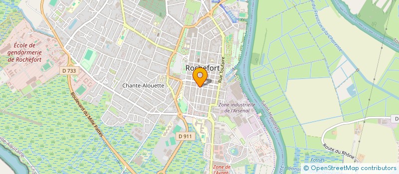 localisation de l'entreprise SARL GP à ROCHEFORT