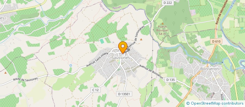 localisation de l'entreprise SARL GP INSTALL  SAUSSINES