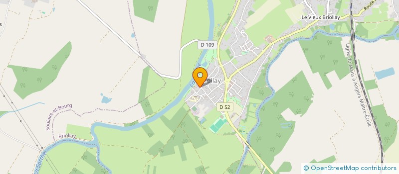 localisation de l'entreprise SARL GP MULTI  BRIOLLAY