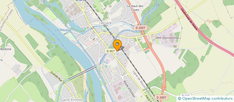 localisation de l'entreprise SARL GPBS à BRIARE