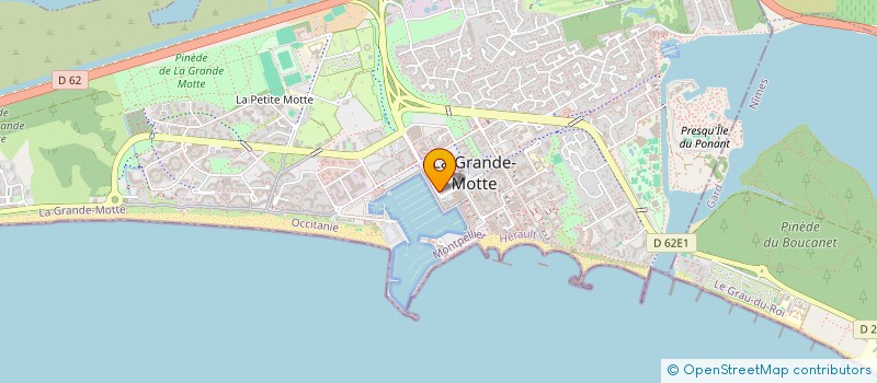 localisation de l'entreprise SARL GPI  LA GRANDE-MOTTE