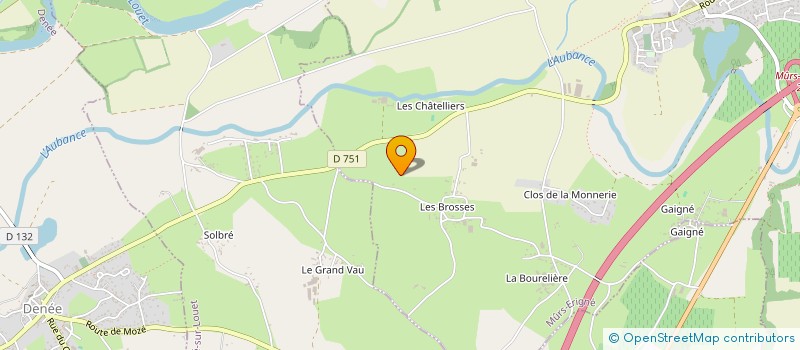 localisation de l'entreprise SARL GPJ  MURS-ERIGNE