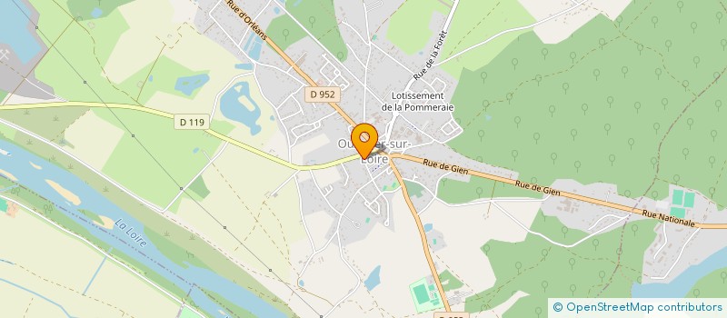 localisation de l'entreprise SARL GPL GARAGE à OUZOUER-SUR-LOIRE