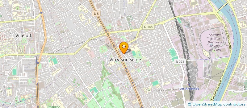 localisation de l'entreprise SARL GPR DECO à VITRY-SUR-SEINE