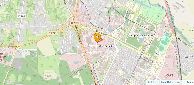 localisation de l'entreprise SARL GPRL à OLIVET