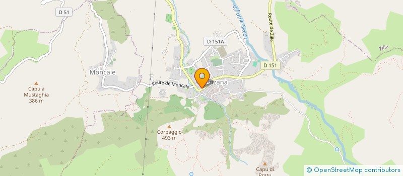 localisation de l'entreprise SARL GR20 à CALENZANA