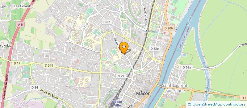 localisation de l'entreprise SARL GRAAL  MACON