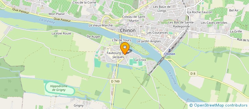 localisation de l'entreprise SARL GRAFF SPORTS  CHINON