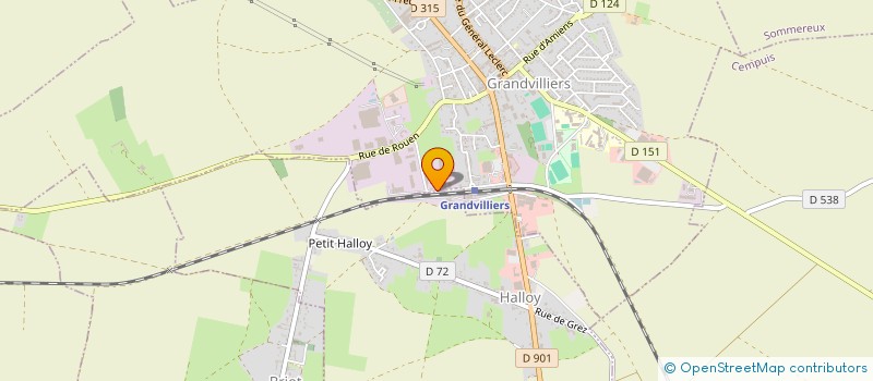 localisation de l'entreprise SARL GRAFILIN à GRANDVILLIERS