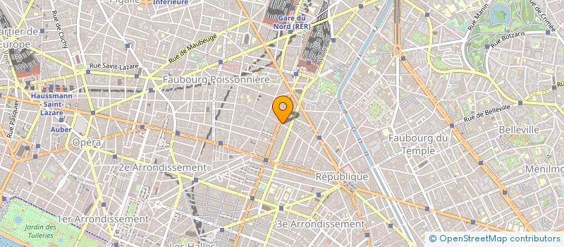 localisation de l'entreprise SARL GRAIN DE BEAUTE COIFFURE  PARIS