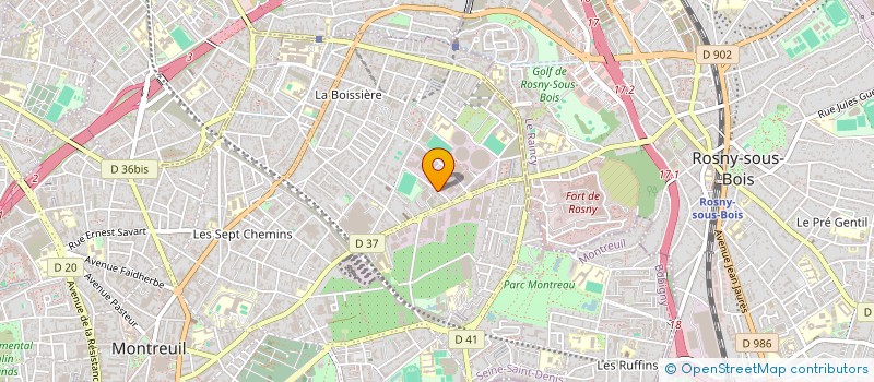 localisation de l'entreprise SARL GRAND à MONTREUIL