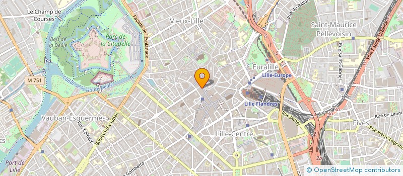 localisation de l'entreprise SARL GRAND PLACE  LILLE