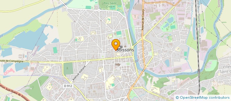 localisation de l'entreprise SARL GRAND PLACE FOOD 02 à SOISSONS