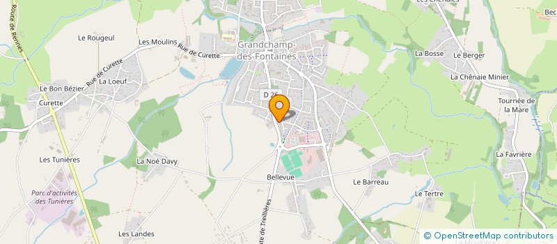 localisation de l'entreprise SARL GRANDCHAMPPC  GRANDCHAMP-DES-FONTAINES