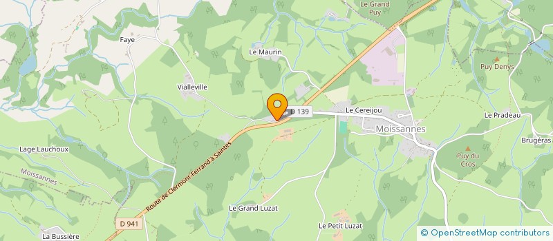 localisation de l'entreprise SARL GRANDJEAN  MOISSANNES