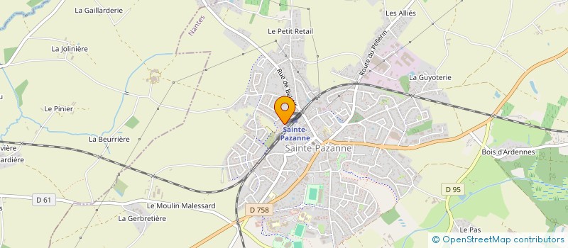 localisation de l'entreprise SARL GRANDJOUAN PLOMBERIE à SAINTE PAZANNE