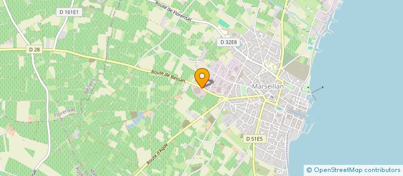 localisation de l'entreprise SARL GRANET DIDIER à MARSEILLAN