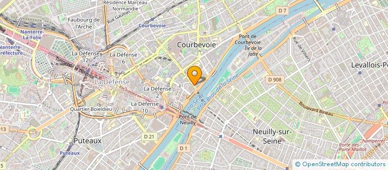 localisation de l'entreprise SARL GRANH IT à COURBEVOIE
