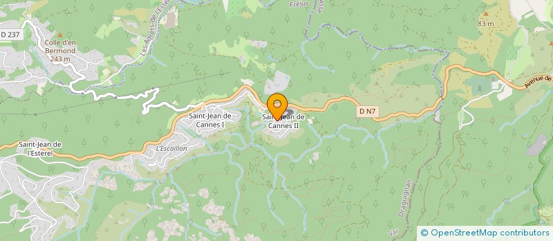 localisation de l'entreprise SARL GRAPH 83 à FREJUS