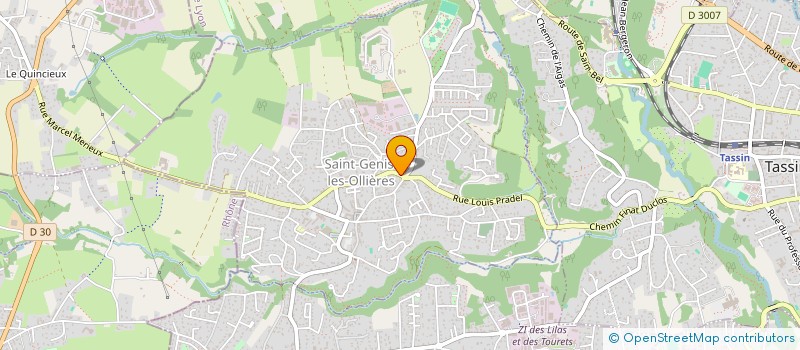 localisation de l'entreprise SARL GRAPH MARINE  SAINT-GENIS-LES-OLLIERES